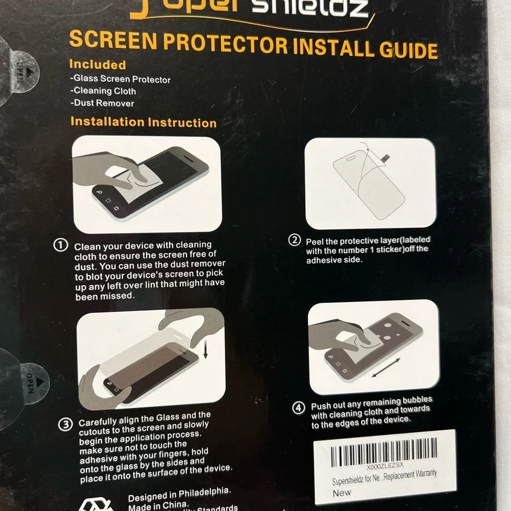 Protection Professional Super shieldz, premium tempered glass screen protector